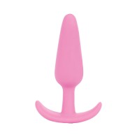 Plug Anal Pequeño Rosa de Silicona Travieso para Principiantes