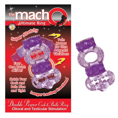 Anillo Vibrador Macho 2X Power