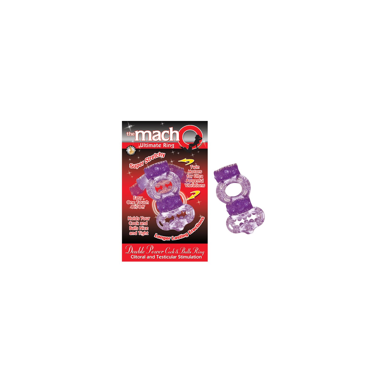 Macho 2X Power Vibrating Ring