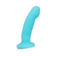 Luxe Cici 6.5 in. Curved Silicone Dildo