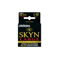 Condones Lifestyles SKYN Large de Poliisopreno 3-Pack