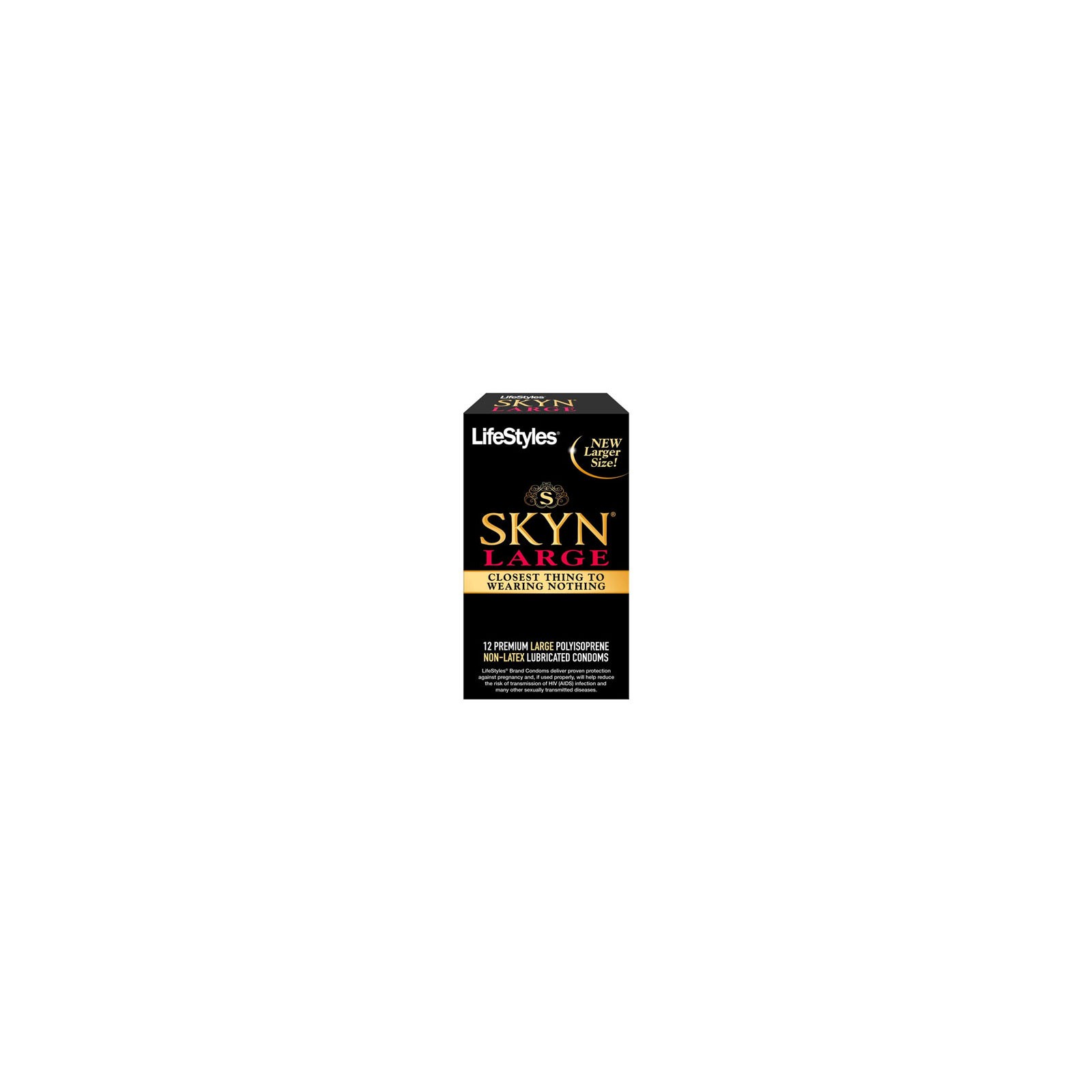 Condones Lifestyles SKYN Grande Polyisopreno - 12 Piezas