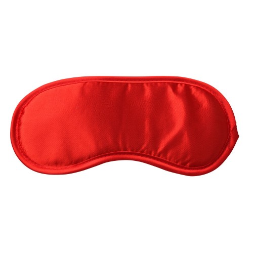 Red Satin Blindfold for Sensory Play Experience