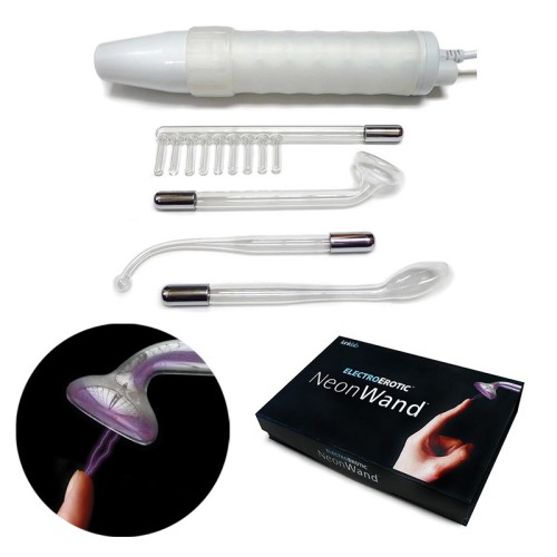 KinkLab Neon Wand Electrosex Kit for Exciting Sensations