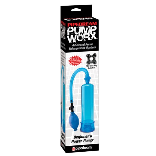 Pipedream Pump Worx Beginner's Power Pump Azul