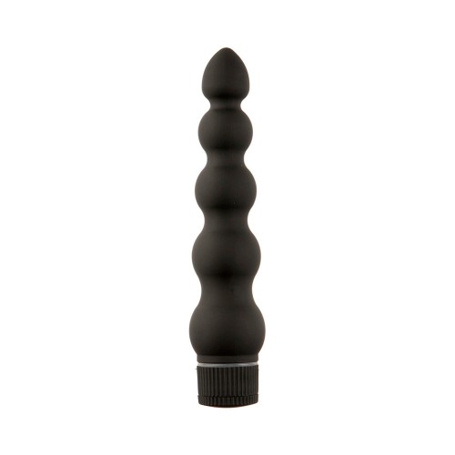 Black Magic 7-Inch Ribbed Vibrator for Ultimate Pleasure