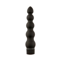 Black Magic 7-Inch Ribbed Vibrator for Ultimate Pleasure