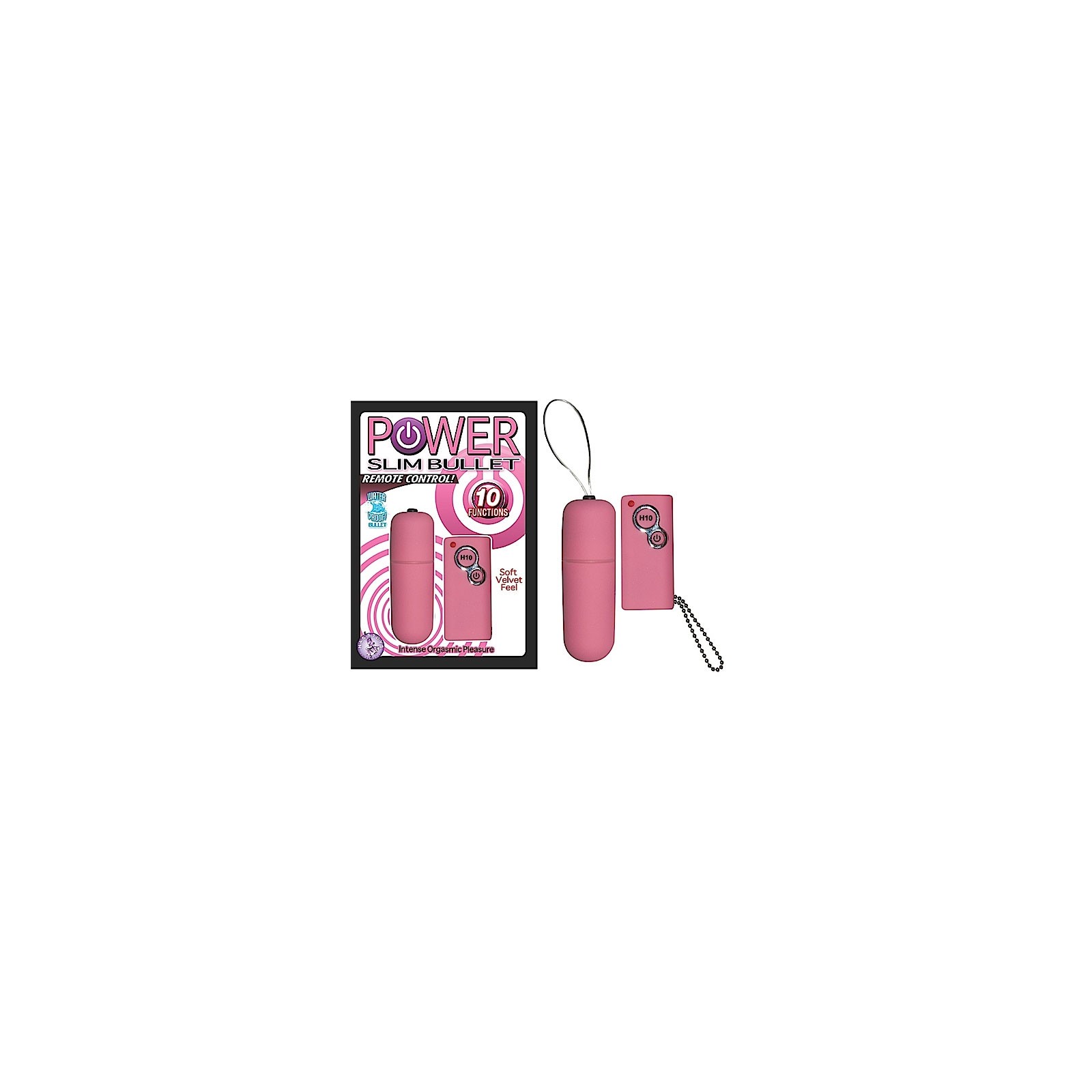 Power Slim Bullet Remote Control Pink