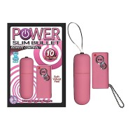 Power Slim Bullet Control Remoto Rosa