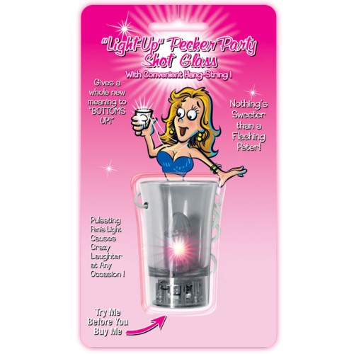 Light Up Pecker Shot Glass Party Fun