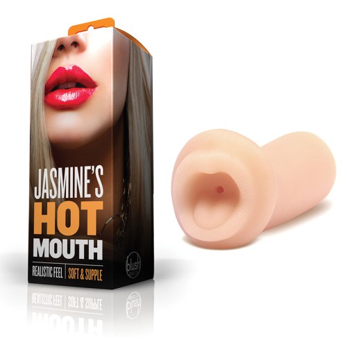 Masturbador Oral Jasmine's Hot Mouth Realista Para Satisfacción Máxima