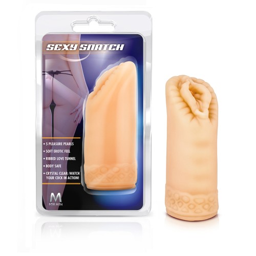 M para Hombres Masturbador Sexy Snatch Vagina Beige