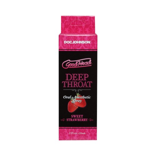 GoodHead Deep Throat Spray - Sweet Strawberry Flavor