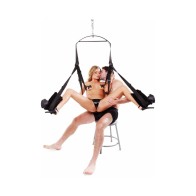 Pipedream Spinning Fantasy Swing - Black