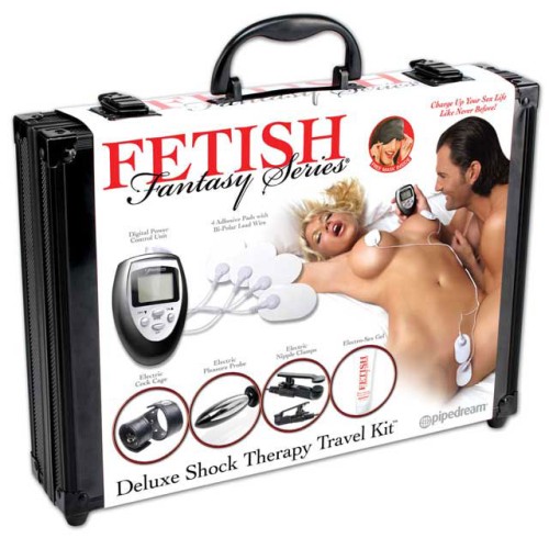 Kit Deluxe de Terapia de Shock Fetish Fantasy de Pipedream