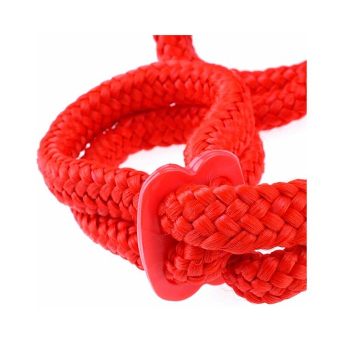 Pipedream Silk Rope Love Cuffs | Beginner Bondage Fun