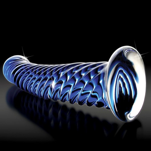 Dildo de Vidrio Texturizado Pipedream Icicles No. 29 para Placer de Lujo