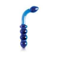 Pipedream Icicles No. 31 Dildo de Cristal Curvado con Perlas