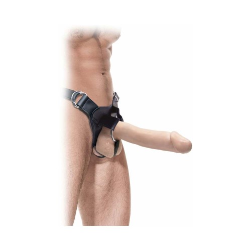 Strap-On Hueco Ajustable Fetish Fantasy Extreme 12 in. - Beige/Negro