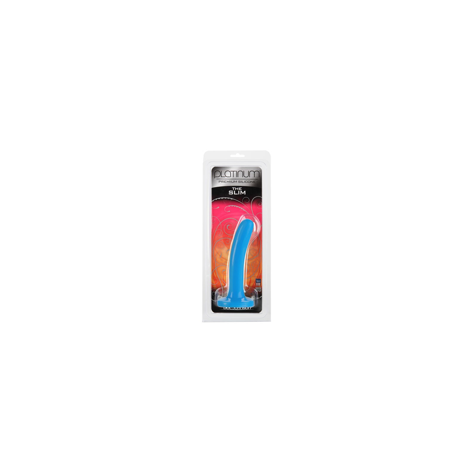 Dildo de Silicona Premium Platinum The Slim Azul