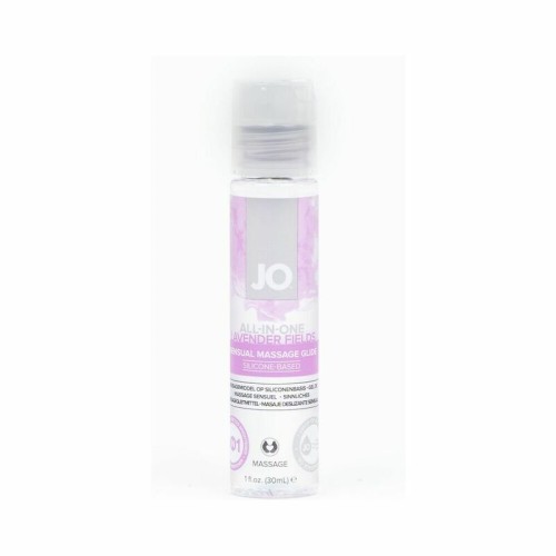 JO Todo-En-Uno Glide de Masaje Lavanda para Placer Sensual