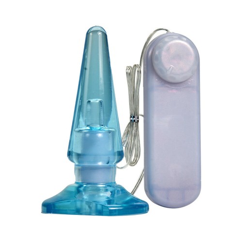 B Yours Basic Remote-Controlled Vibrating Anal Plug in Blue