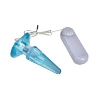 B Yours Basic Remote-Controlled Vibrating Anal Plug in Blue