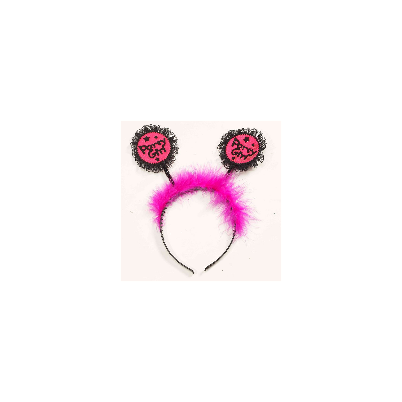 Party Girl Headband Black and Pink