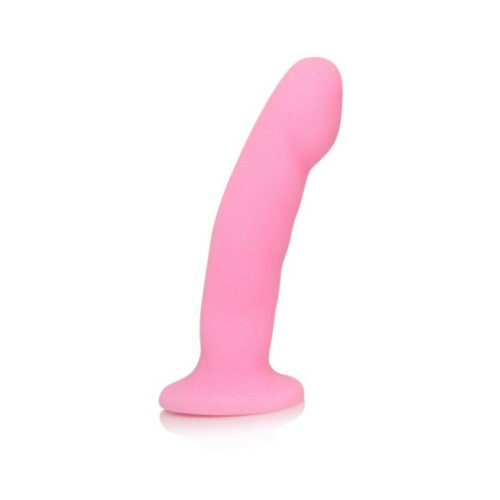 Dildo Curvado de Silicona Luxe Cici Rosa