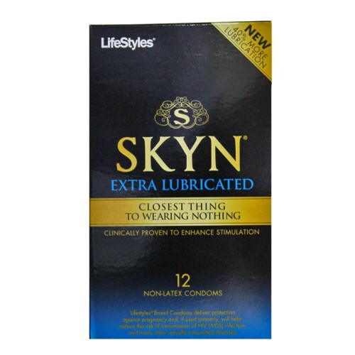 Condones LifeStyles SKYN Extra Lubricados para Placer Sensorial