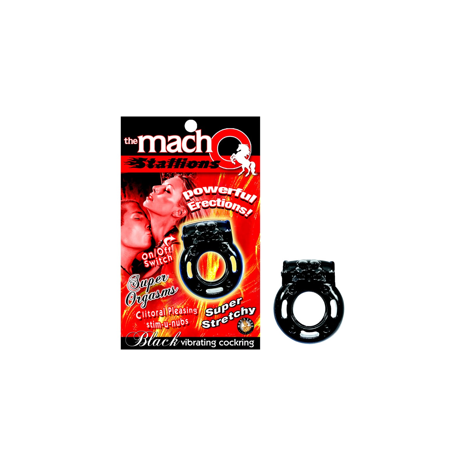 The Macho Stallions Vibrating Cock Ring for Enhanced Pleasure