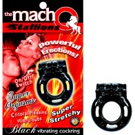 The Macho Stallions Vibrating Cock Ring for Enhanced Pleasure