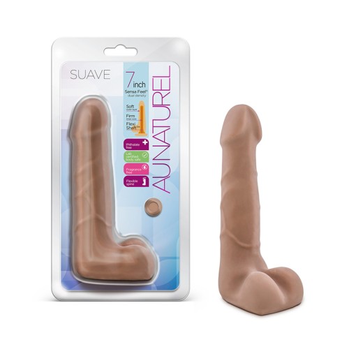 Au Naturel Suave 7 in. Dual Density Dildo