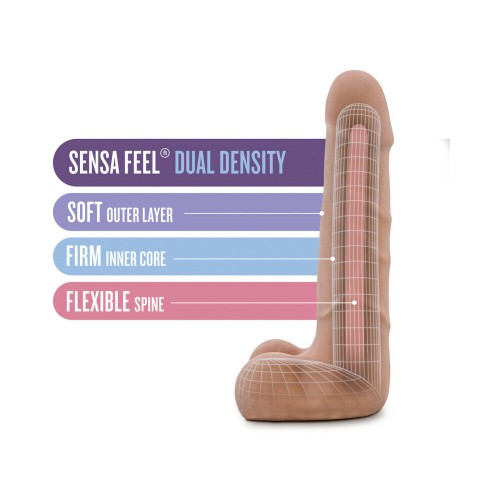 Dildo Dual Densidad Au Naturel Suave de 7 pulgadas