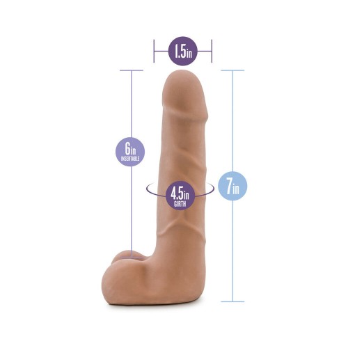 Dildo Dual Densidad Au Naturel Suave de 7 pulgadas