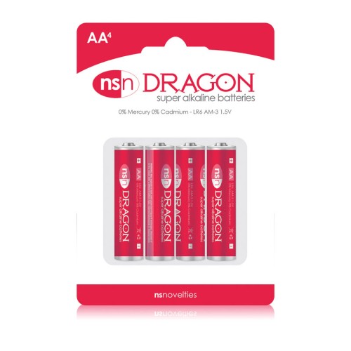 Dragon Alkaline AA Batteries - Long Lasting Power