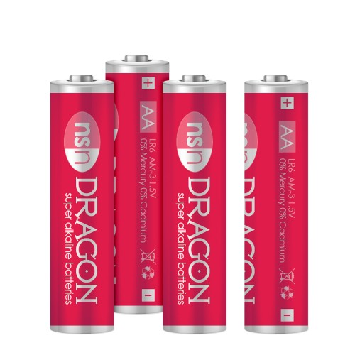 Dragon Alkaline AA Batteries - Long Lasting Power