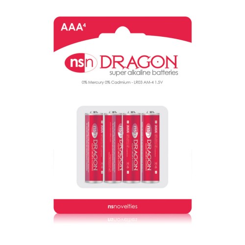 Baterías Alcalinas AAA Dragon para Máxima Potencia