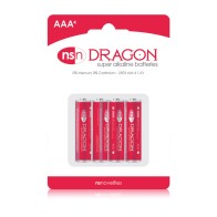 Baterías Alcalinas AAA Dragon para Máxima Potencia