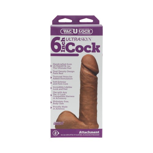 Pene ULTRASKYN de 6 Pulgadas Vac-U-Lock