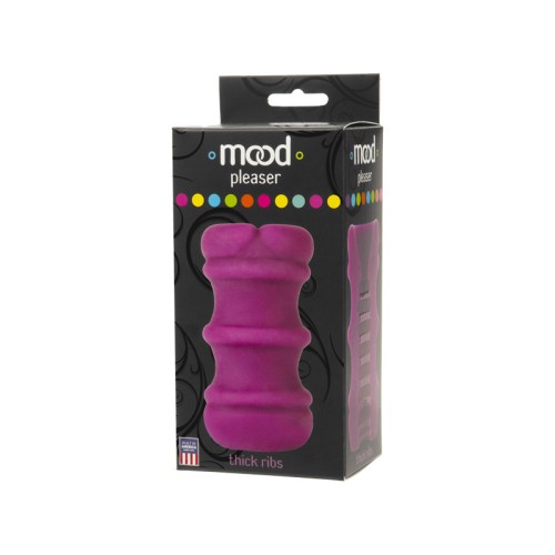 Mood Pleaser UR3 Thick Ribbed Stroker Purple