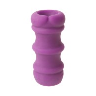 Mood Pleaser UR3 Thick Ribbed Stroker Purple