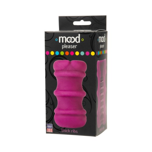 Mood Pleaser UR3 Thick Ribbed Stroker Purple