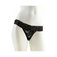 Bragas Vibrantes de Control Remoto Negro Talla Plus