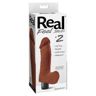 Pipedream Real Feel Lifelike Vibe 7.25 in. Brown