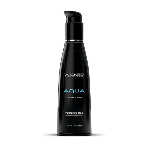 Wicked Aqua Silky Water-Based Lubricant 4 oz.