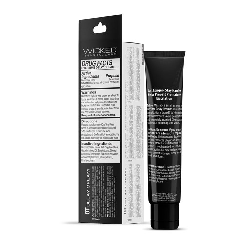 Crema Retraso Wicked Sensual para hombres