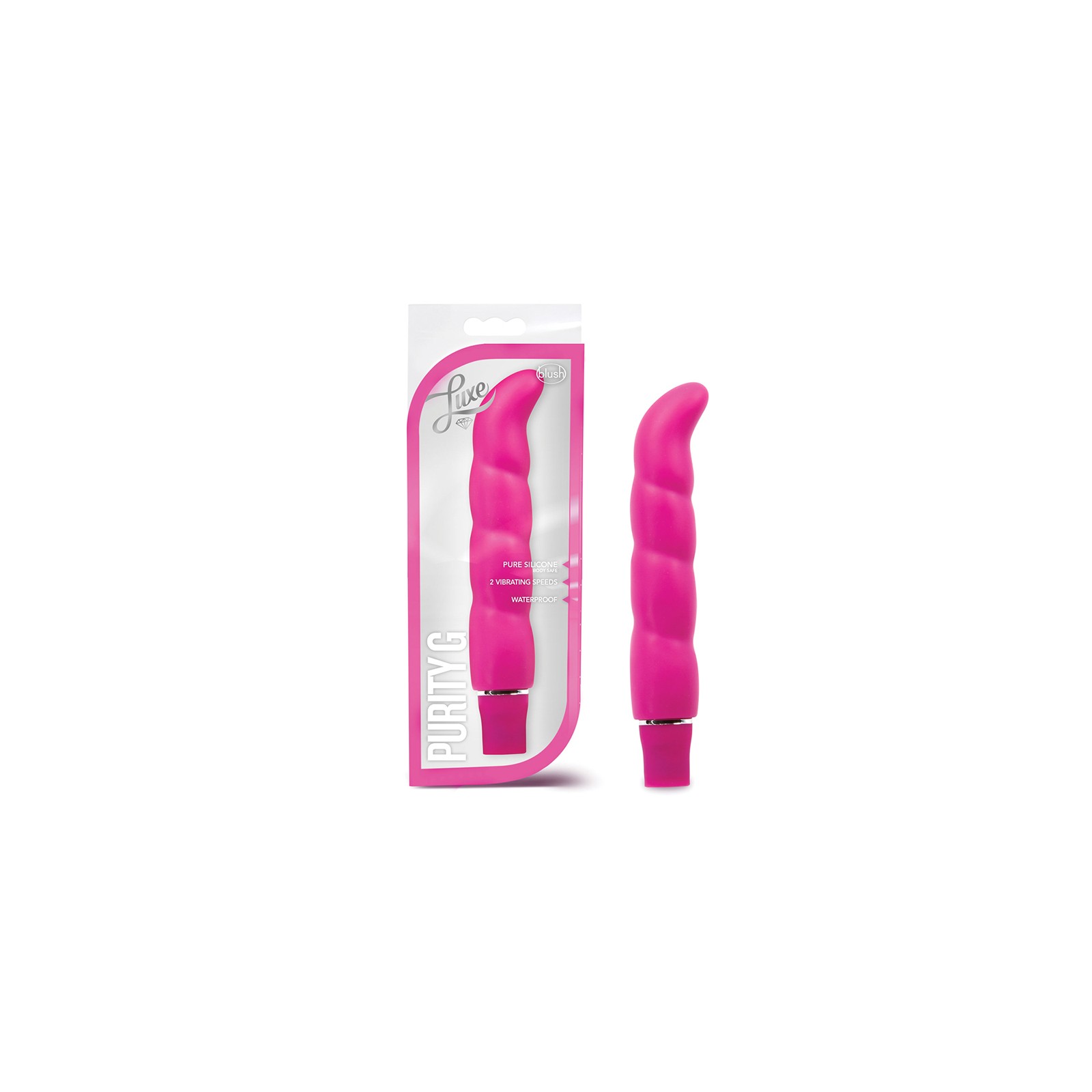 Luxe Purity G Vibrador Slimline para Punto G