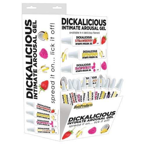 Dickalicious Intimate Arousal Gel - Assorted Flavors