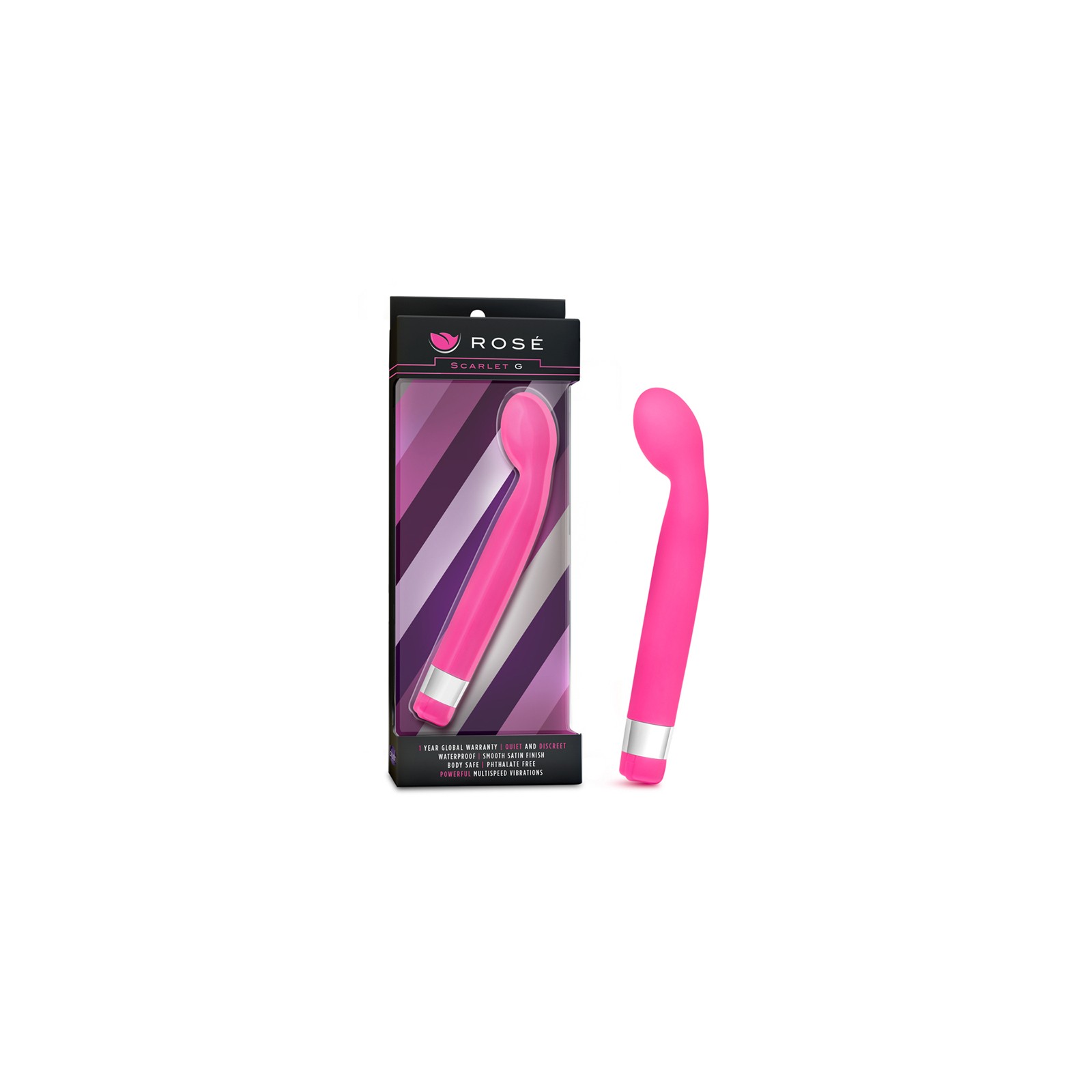 Rose Scarlet G Slimline Vibrator - G-Spot Pleasure